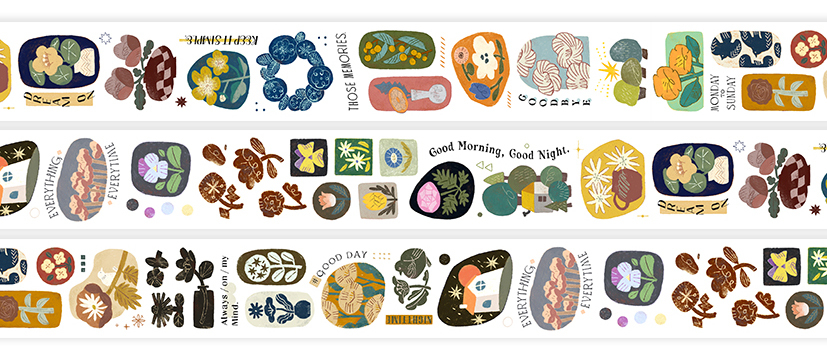 OURS Matte PET Tape - All the Flowers (4.5cm)