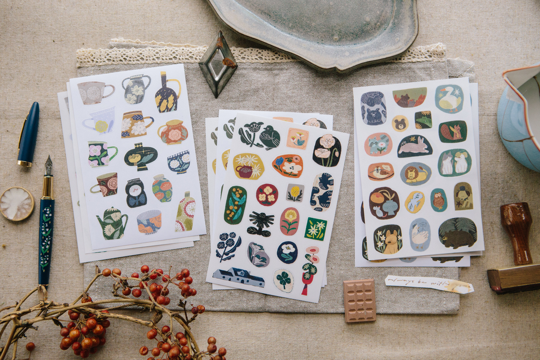 OURS Sticker Set - Day Dreaming (9 sheets)