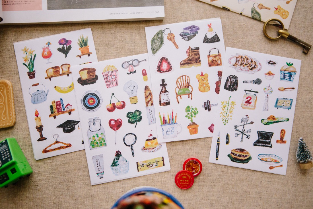 OURS Sticker Set - Life Stuff (12 sheets)