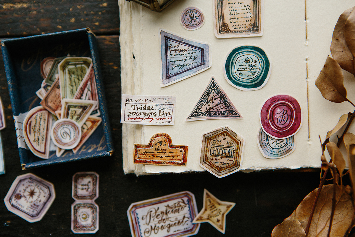 OURS Washi Tape - Old Labels (3.5cm)