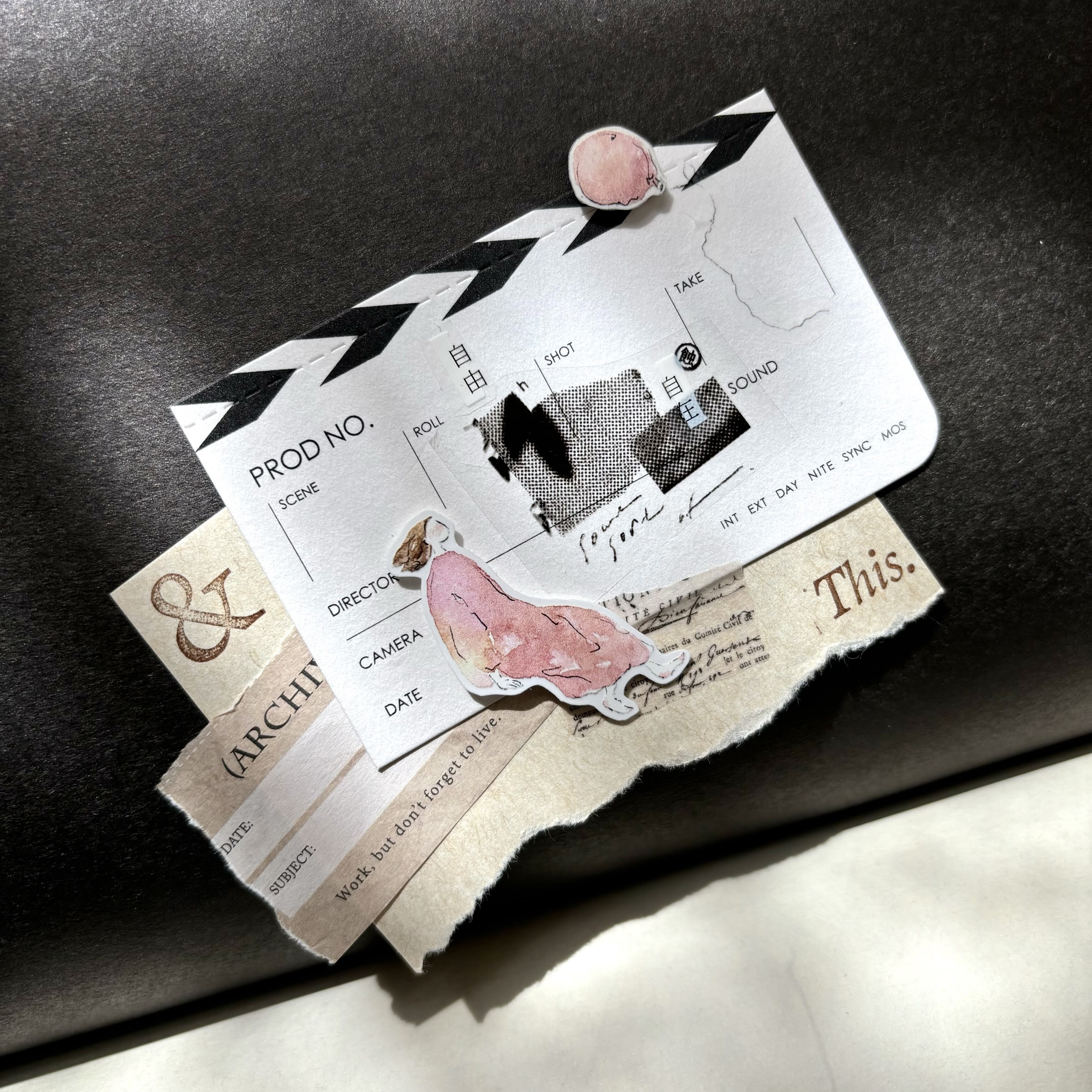 Pion Mini Girl Washi Sticker - Teatime