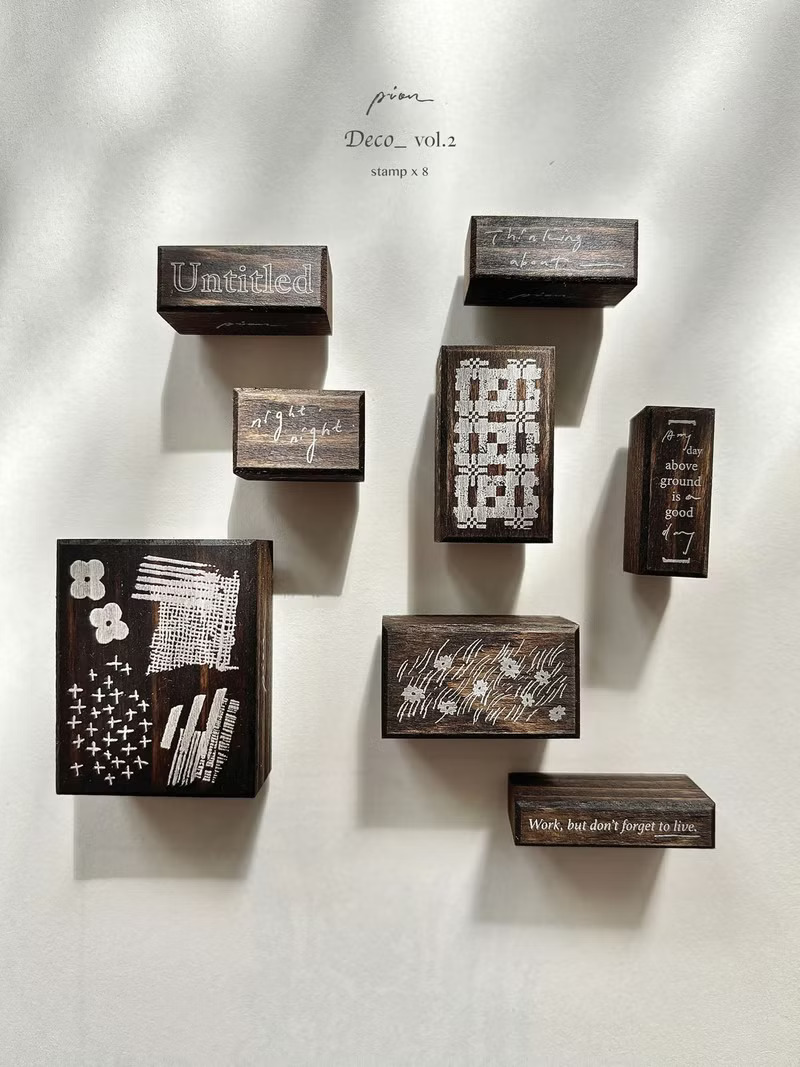 Pion Rubber Stamp - Adorn
