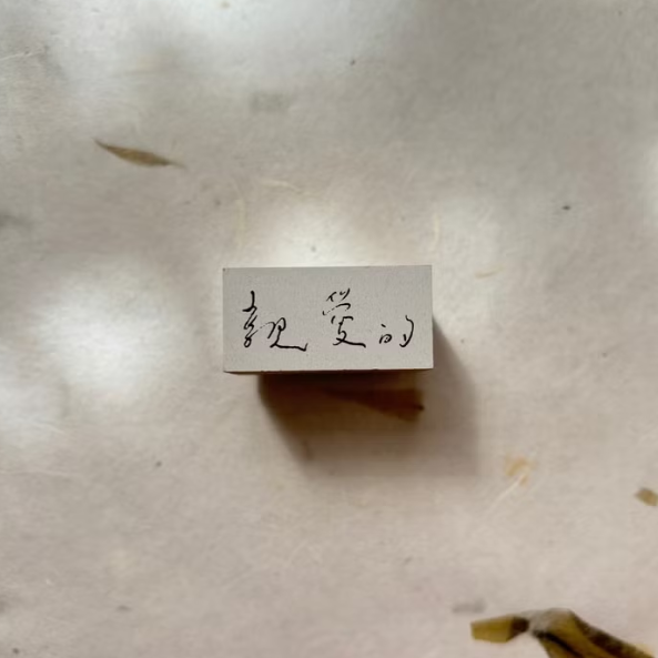 Pion Rubber Stamp - dear