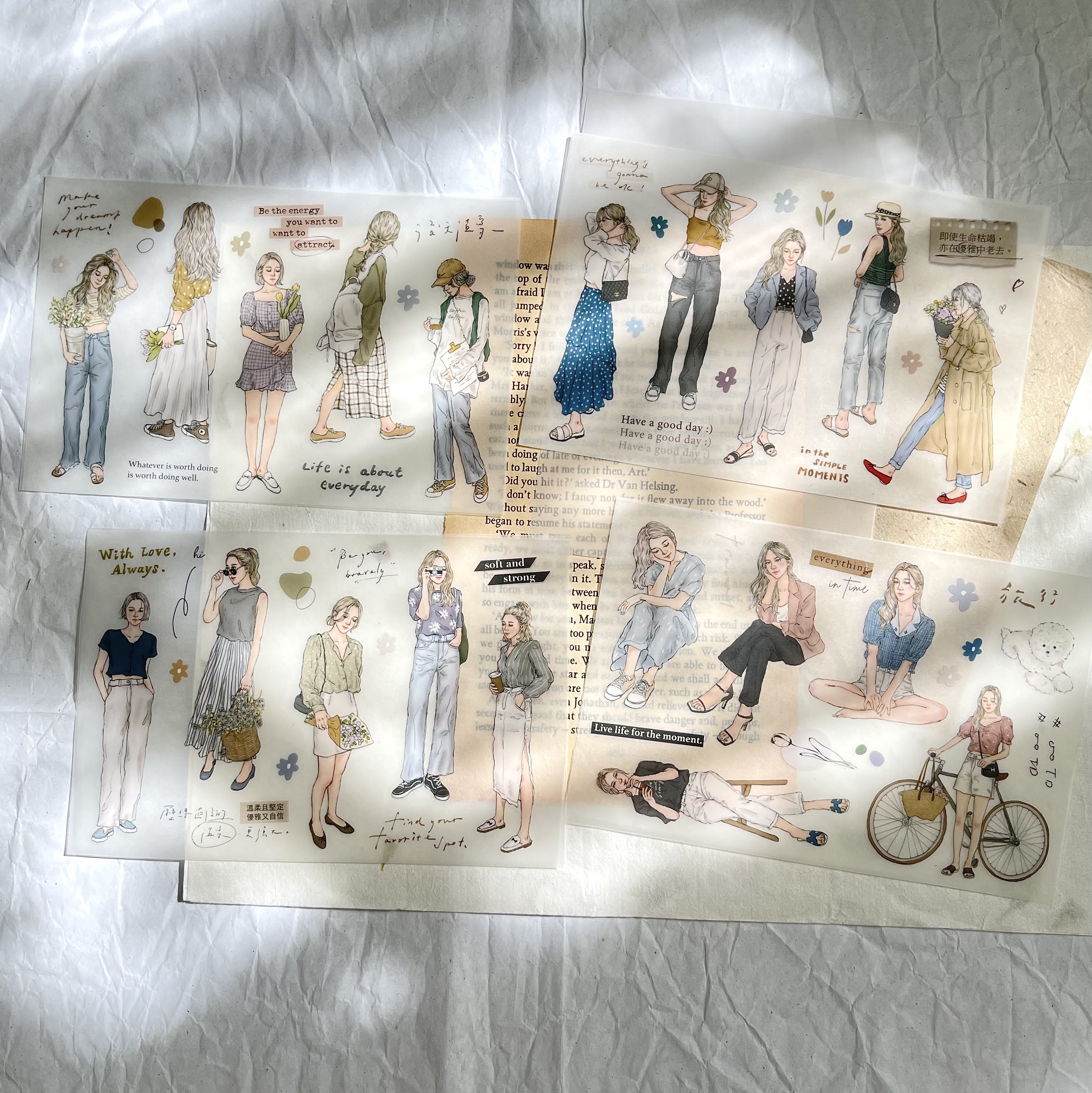 Pion Transfer Sticker Set - Soft (4 sheets)