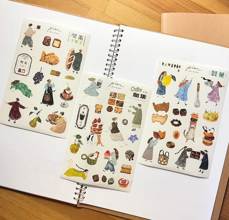 Pion Washi Sticker Set - Candy (3 sheets)