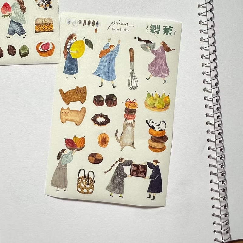 Pion Washi Sticker Set - Candy (3 sheets)