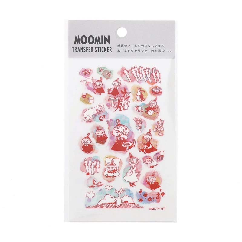 HIGHTIDE x Moomin Moominvalley Friends Transfer Sticker - Red