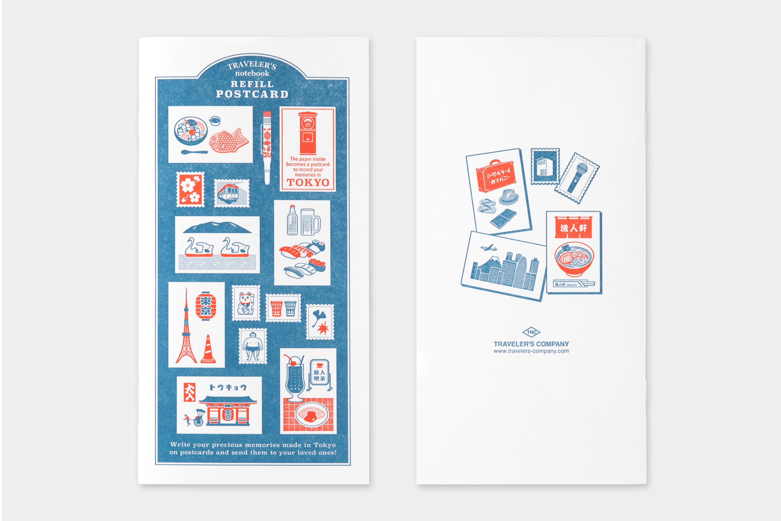 TRAVELER'S Notebook Postcard Refill &mdash; Tokyo Edition (Regular Size)