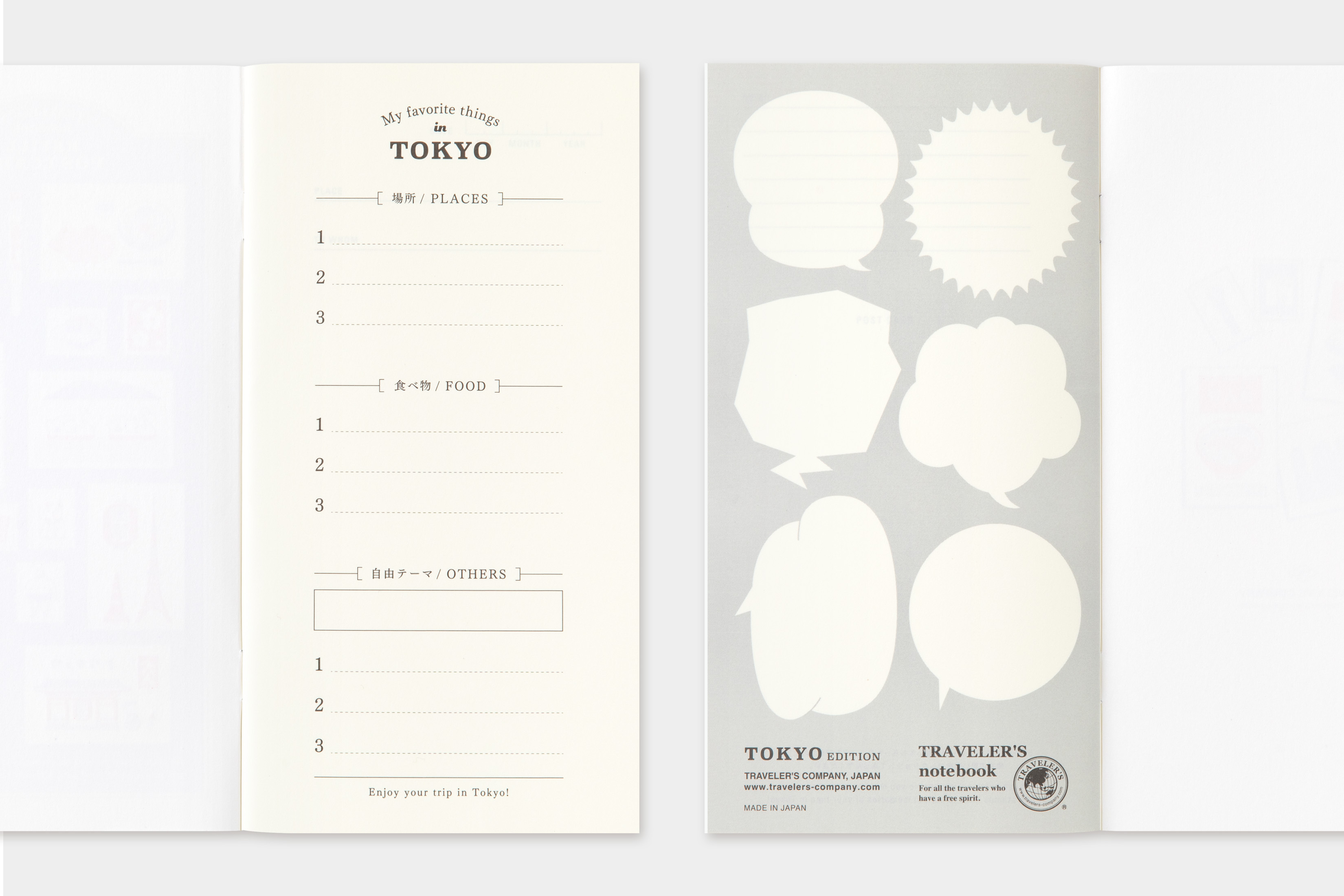 TRAVELER'S Notebook Postcard Refill &mdash; Tokyo Edition (Regular Size)