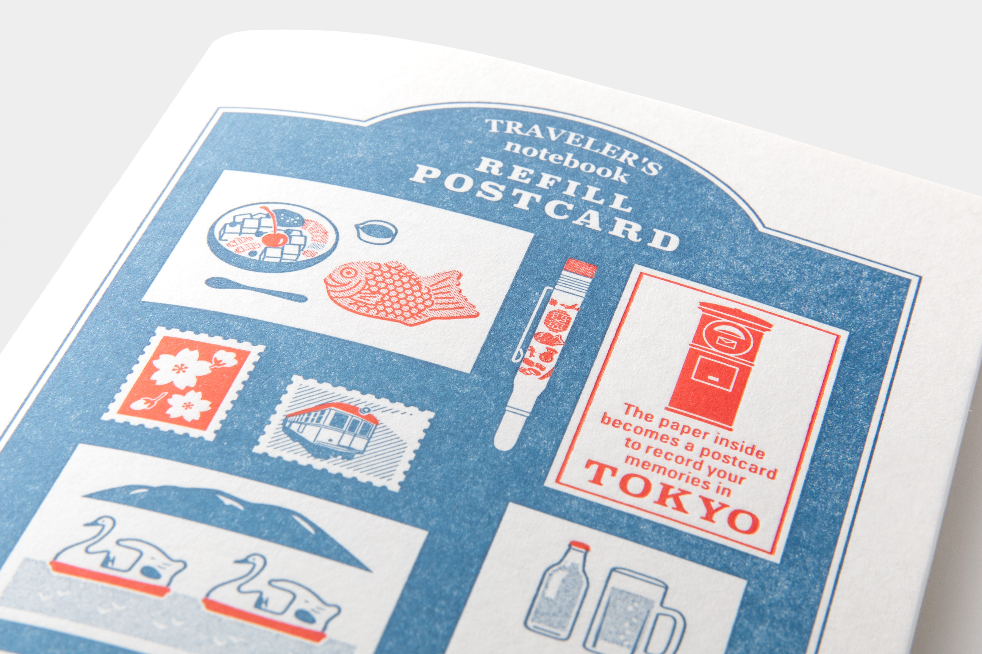 TRAVELER'S Notebook Postcard Refill &mdash; Tokyo Edition (Regular Size)
