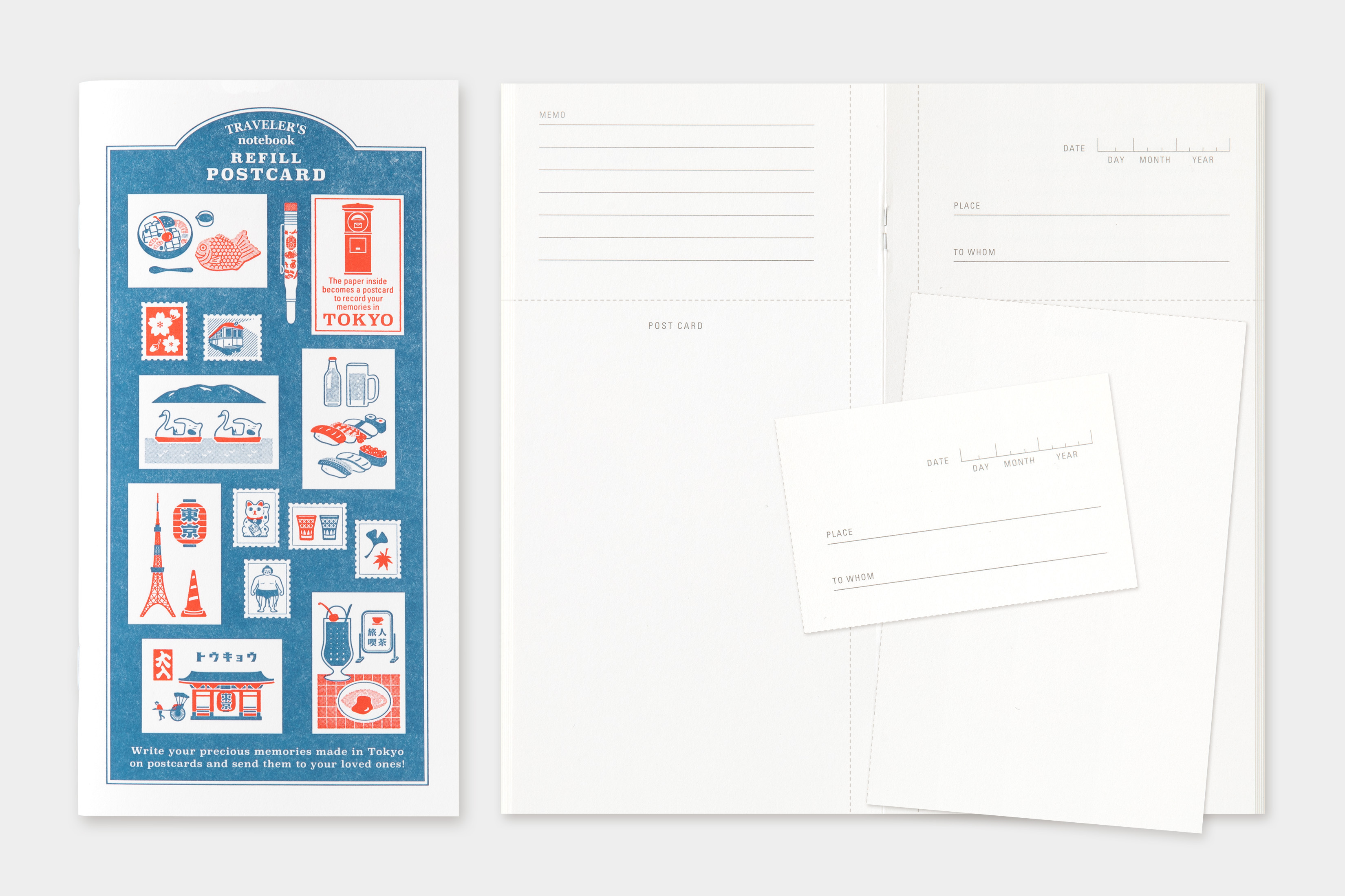 TRAVELER'S Notebook Postcard Refill &mdash; Tokyo Edition (Regular Size)
