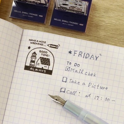 SANBY x Eric Acrylic Stand Stamp - Town