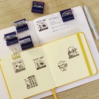 SANBY x Eric Acrylic Stand Stamp - Town