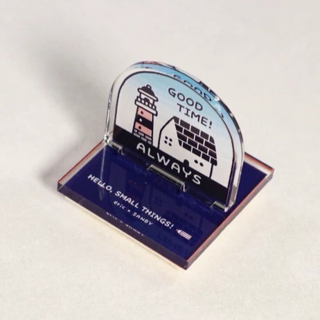 SANBY x Eric Acrylic Stand Stamp - Snowglobe