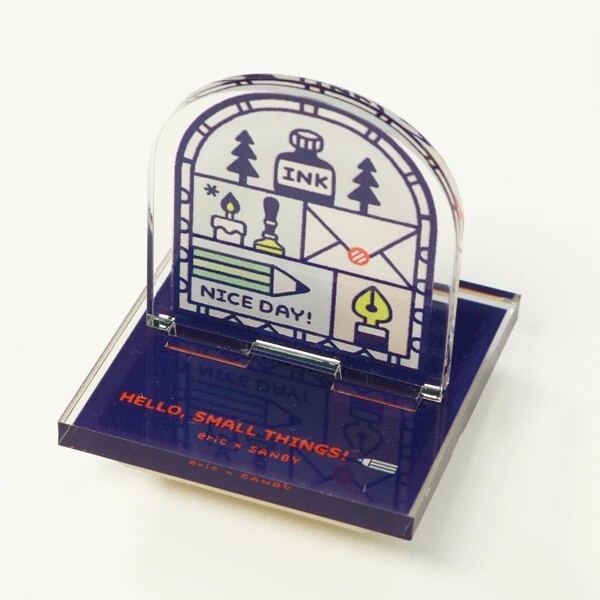 SANBY x Eric Acrylic Stand Stamp - Stained Glass