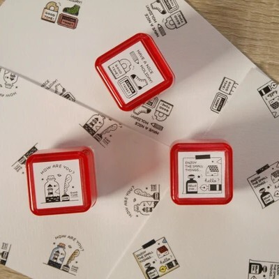 SANBY x Eric Portable Push-Button Stamp - Bottle