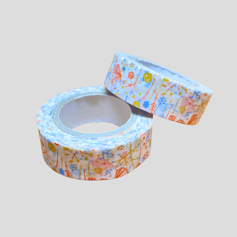 Classiky Bush Washi Tape - Blue (1.5cm)
