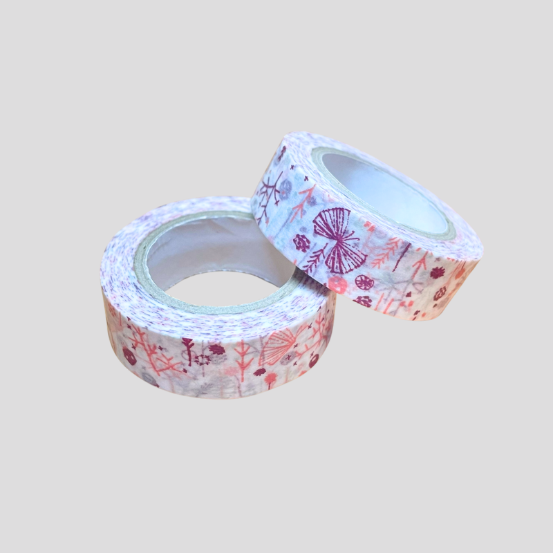 Classiky Bush Washi Tape - Pink (1.5cm)