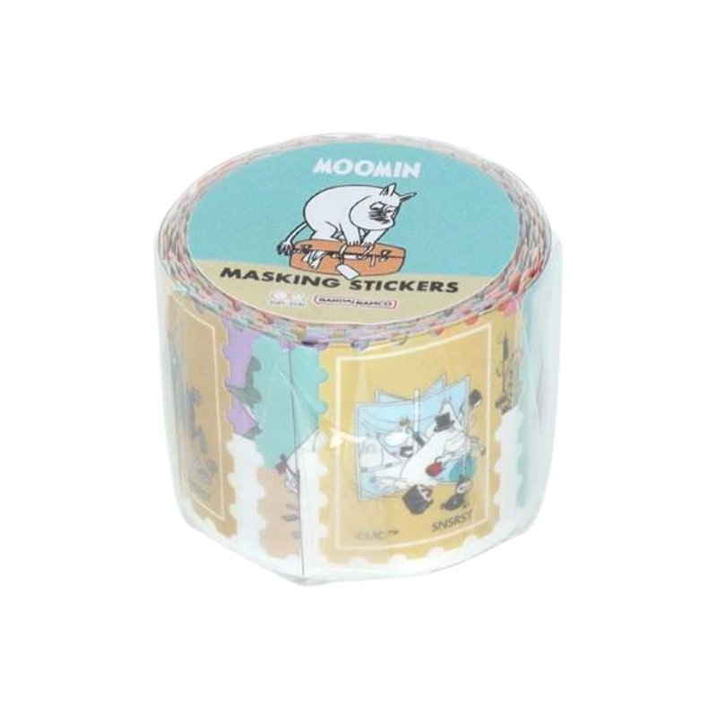 Sun-Star x Moomin Die-Cut Masking Sticker Roll - Moomin Friends