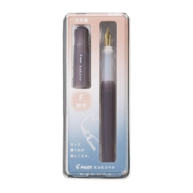 Pilot Kakuno Madoromi Fountain Pen - F Brown