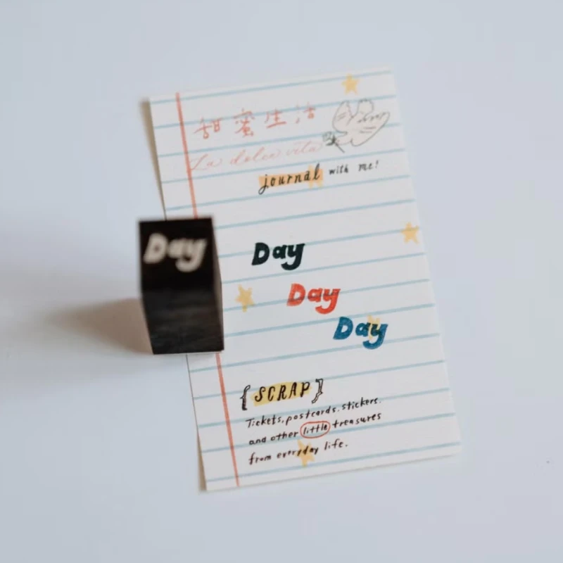 La Dolce Vita Rubber Stamp - Day