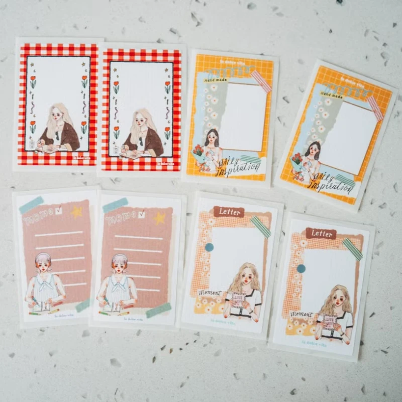 La Dolce Vita Label Sticker Set - Journal with me (8 pcs)