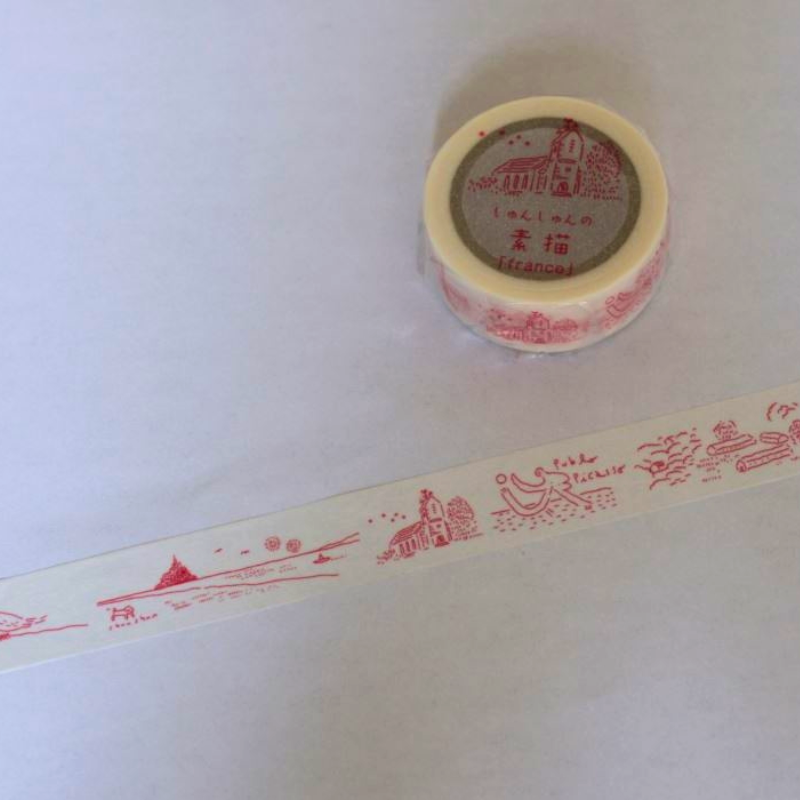 Classiky Shunshun Masking Tape - France (1.8cm)