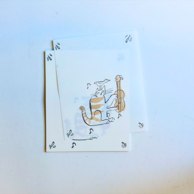 Classiky Toraneko Bonbon Cat Washi Paper - Set A (24 sheets)