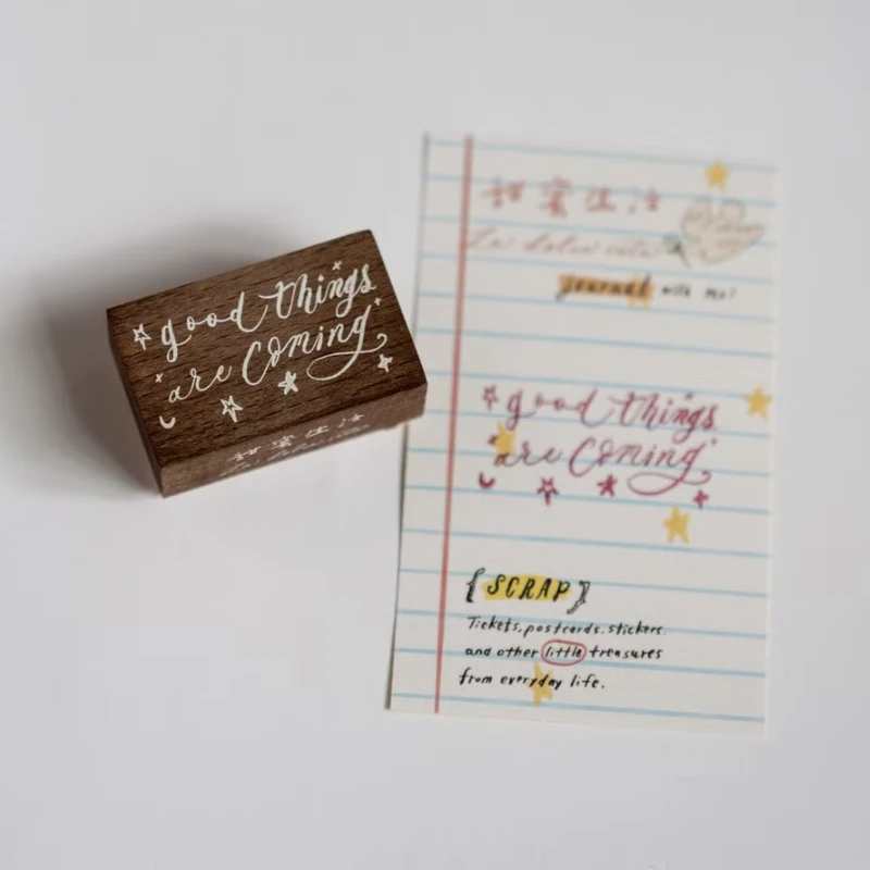 La Dolce Vita Rubber Stamp - Good Things Are Coming