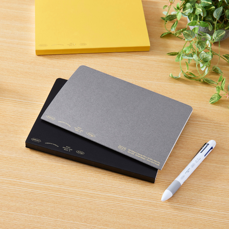 STALOGY 2026 Editor&rsquo;s Series Monthly Diary - A5 Slim (2 colours)