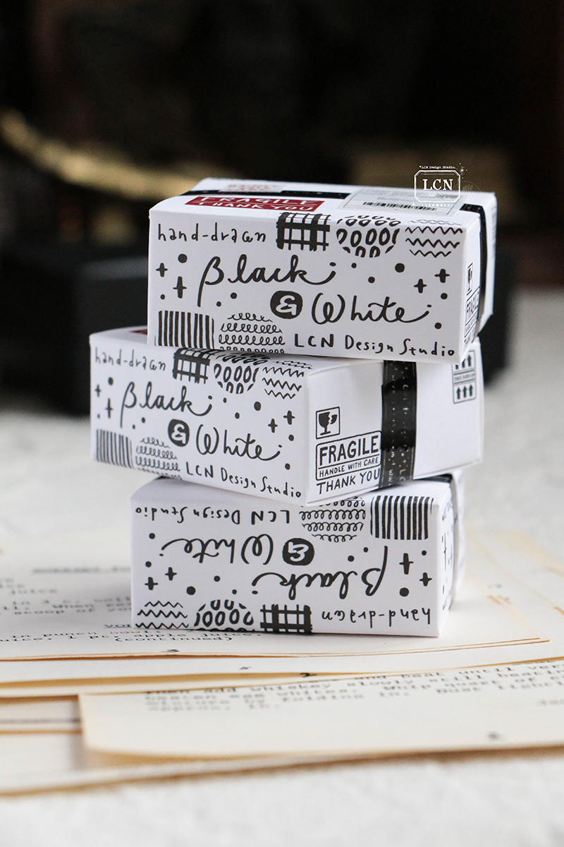 Lin Chia Ning Sticker Set - Sticker Club Black & White