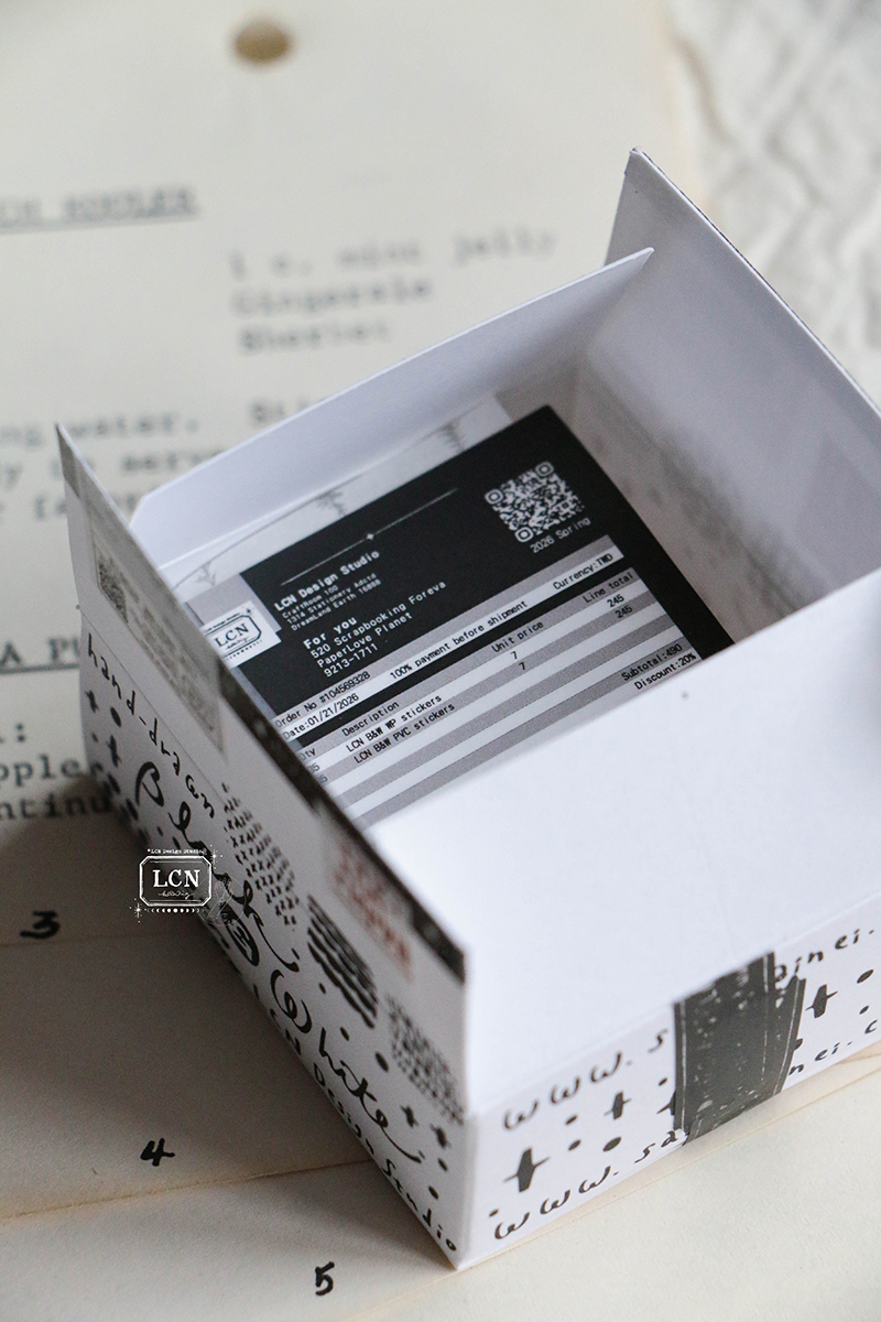 Lin Chia Ning Sticker Set - Sticker Club Black & White