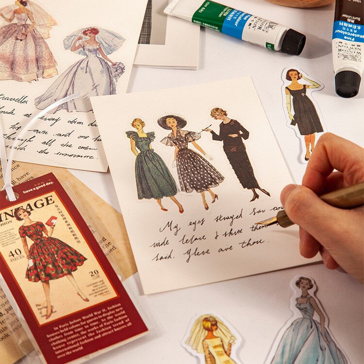 Stickwith Retro Fashion Sticker Set 