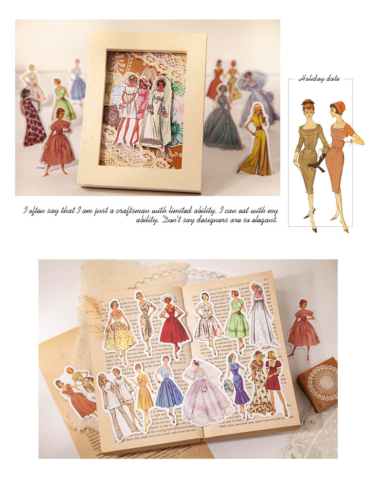 Stickwith Retro Fashion Sticker Set 