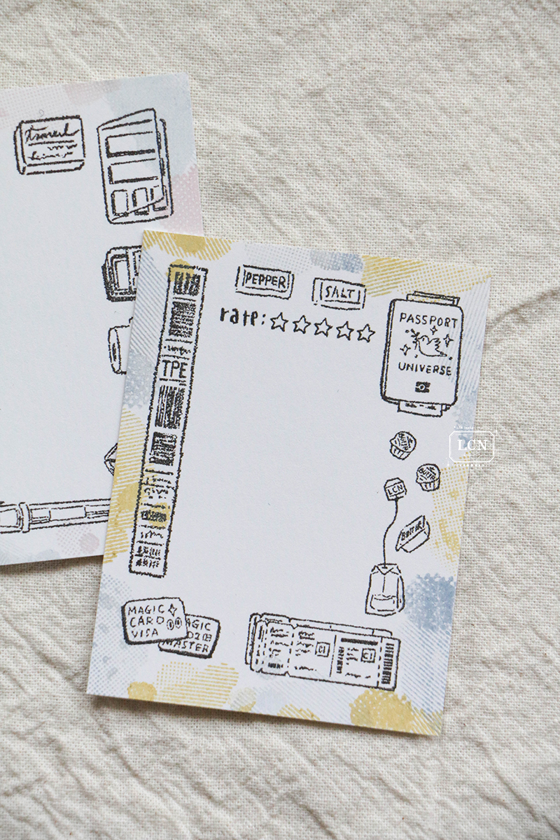Lin Chia Ning Rubber Stamp - Travel 1
