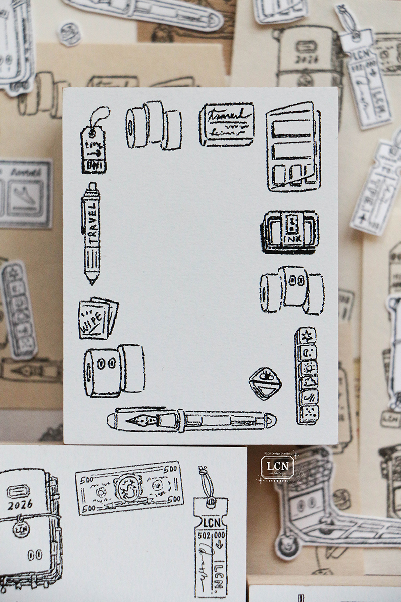 Lin Chia Ning Rubber Stamp - Travel 3