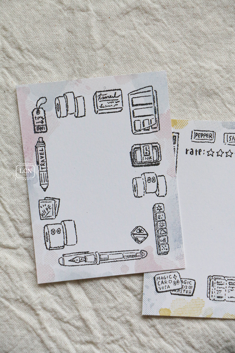 Lin Chia Ning Rubber Stamp - Travel 3