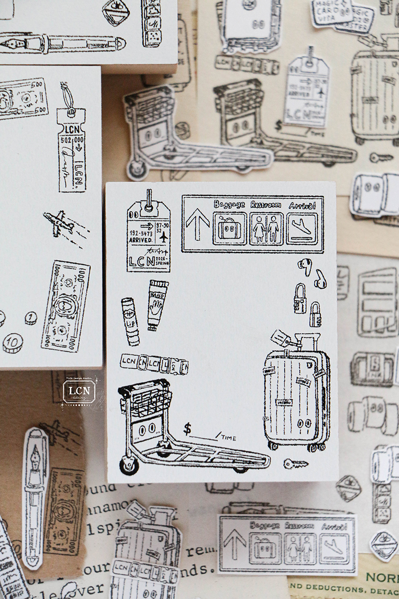Lin Chia Ning Rubber Stamp - Travel 4