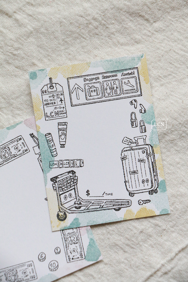 Lin Chia Ning Rubber Stamp - Travel 4