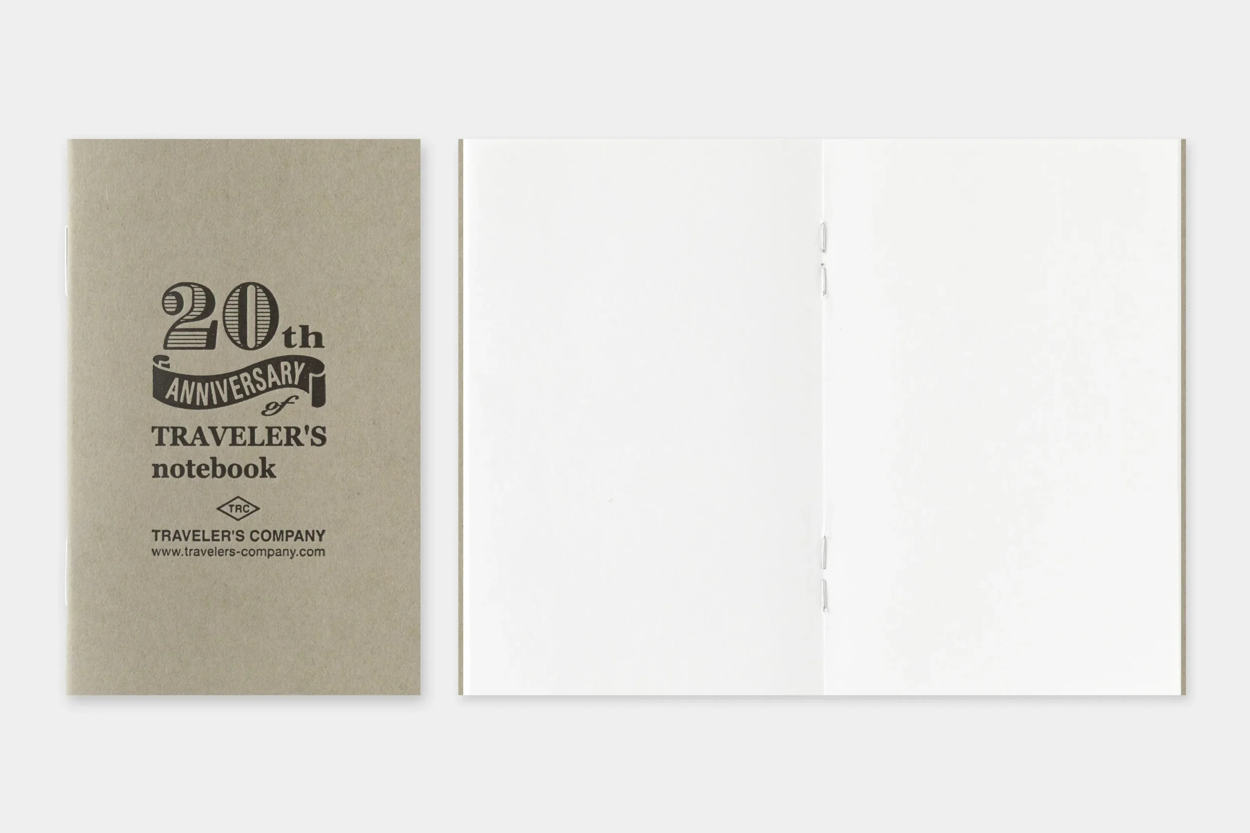 TRAVELER&rsquo;S notebook Card Size 20th Anniversary Set - MD Paper White Refill