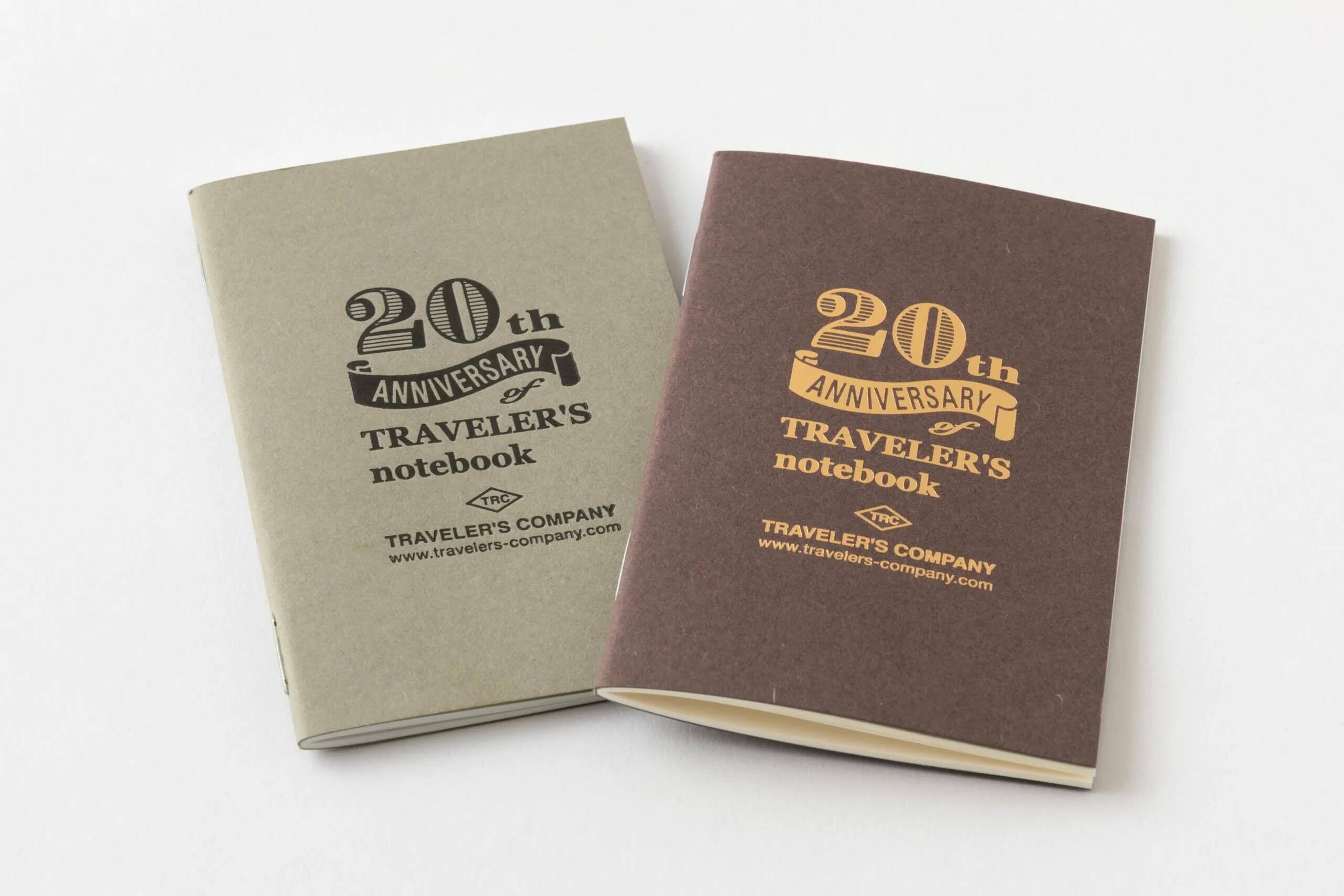 TRAVELER&rsquo;S notebook Card Size 20th Anniversary Set - Refills