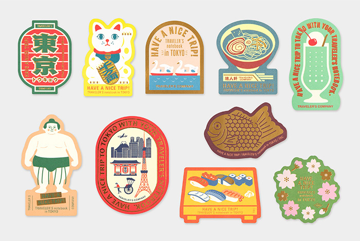 [Pre-order] Traveler's Company Sticker Set - Tokyo Limited Edition