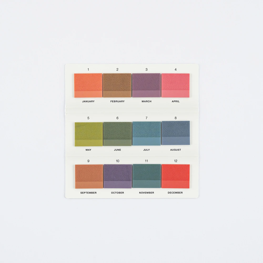 Hobonichi x TSUKI no IRO Translucent Sticky Notes - Tiles