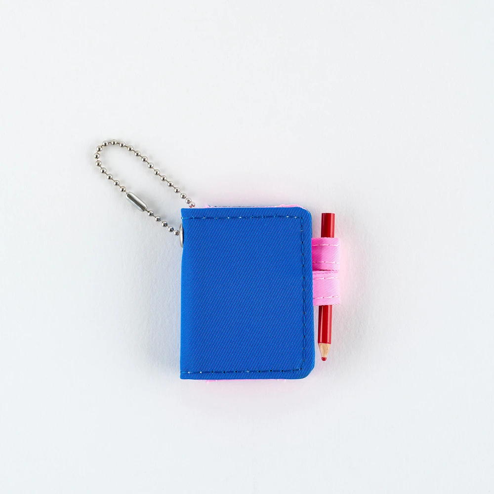 Hobonichi Techo Mini Keychain - Blue Pink