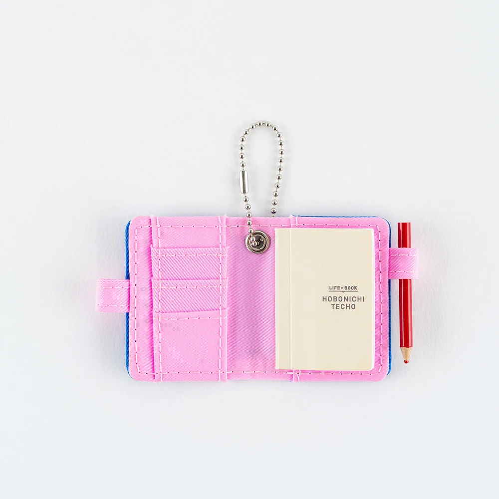 Hobonichi Techo Mini Keychain - Blue Pink