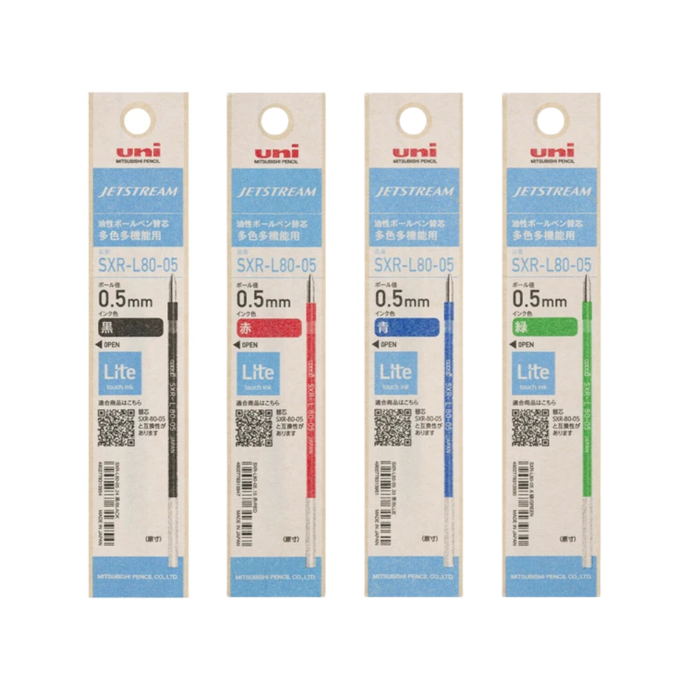 Uni Jetstream 4&1 Multi Pen Ink Refill 0.5 (4 Colours)