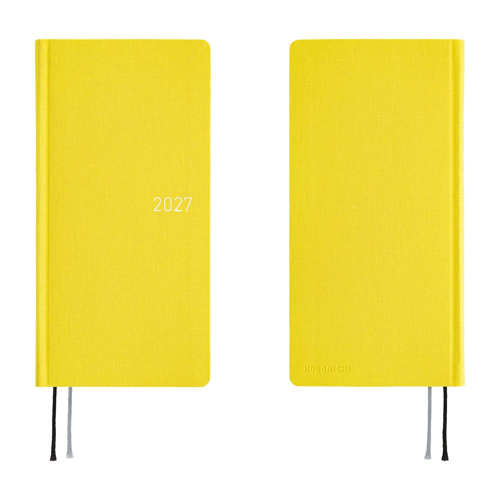 Hobonichi Techo 2027 Weeks - Colors: Canaria Yellow