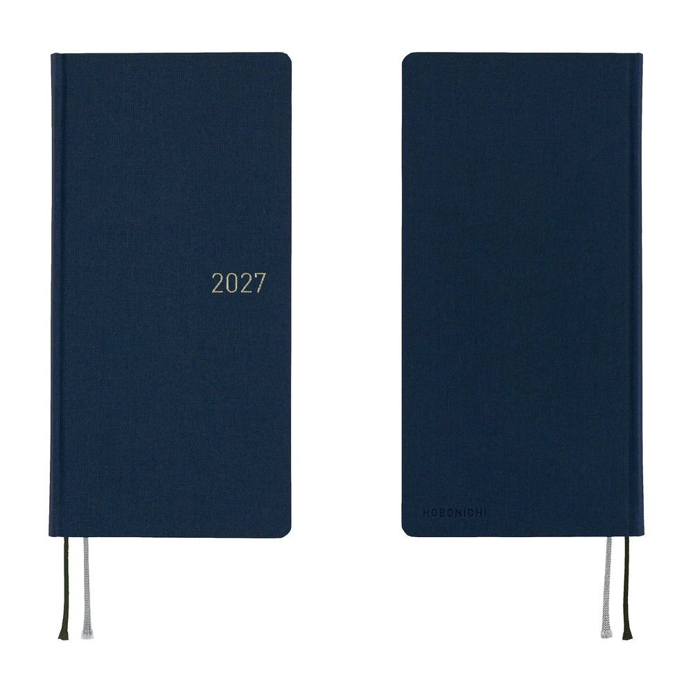 Hobonichi Techo 2027 Weeks - Colors: Midnight Blue