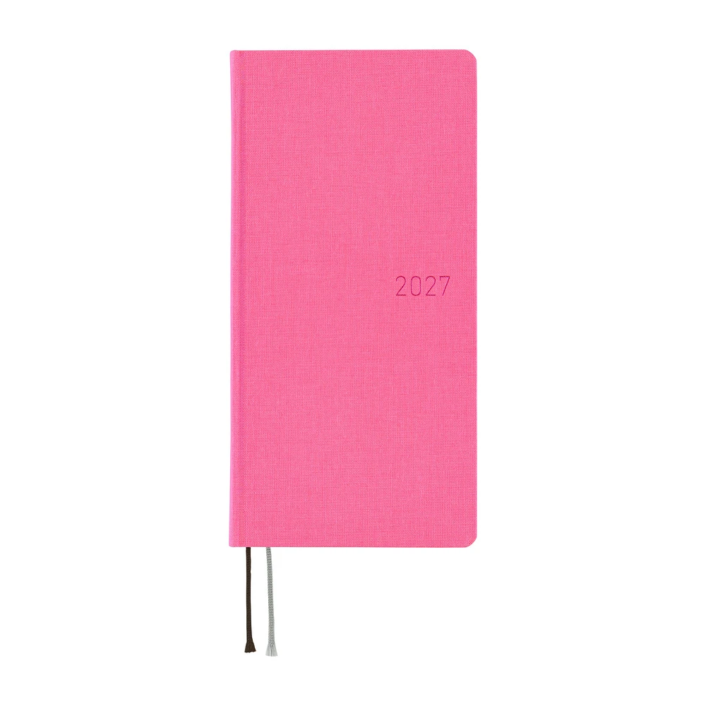 Hobonichi Techo 2027 Weeks - Colors: Pink Sapphire