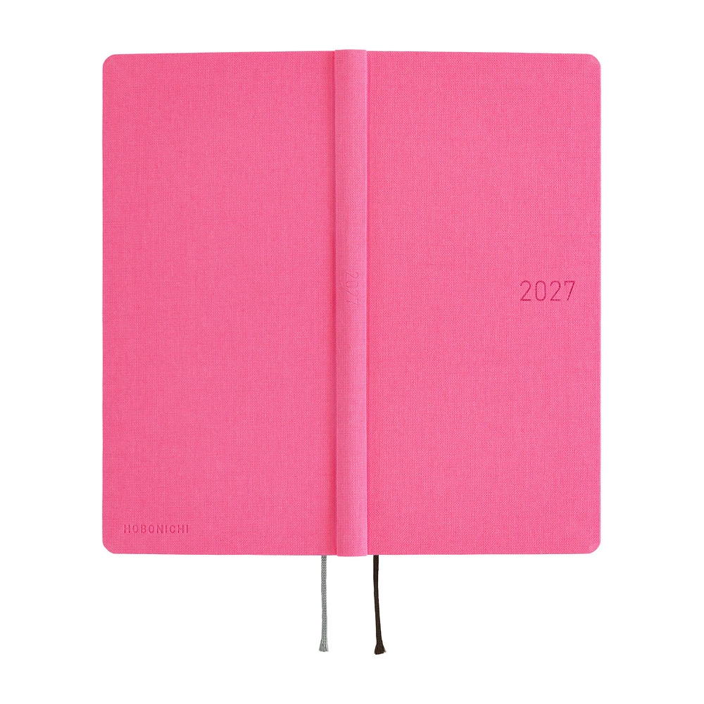 Hobonichi Techo 2027 Weeks - Colors: Pink Sapphire